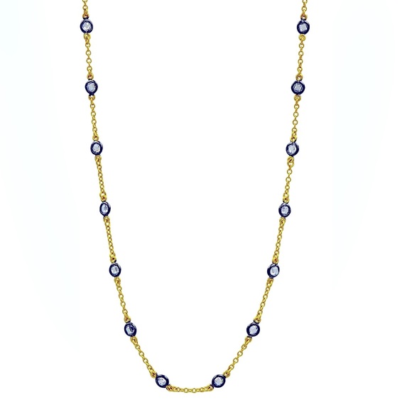 Jewelry - Freida Rothman Mini Bezel Station Necklace